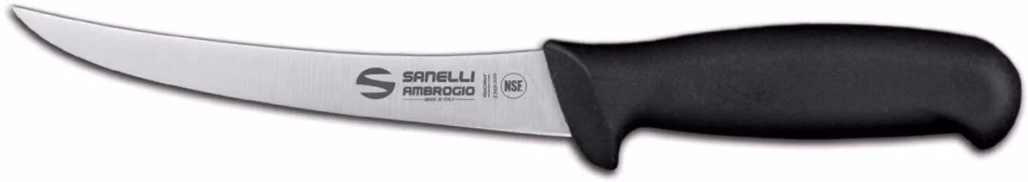 Coltello disosso curvo cm 15 linea Supra di Sanelli Ambrogio