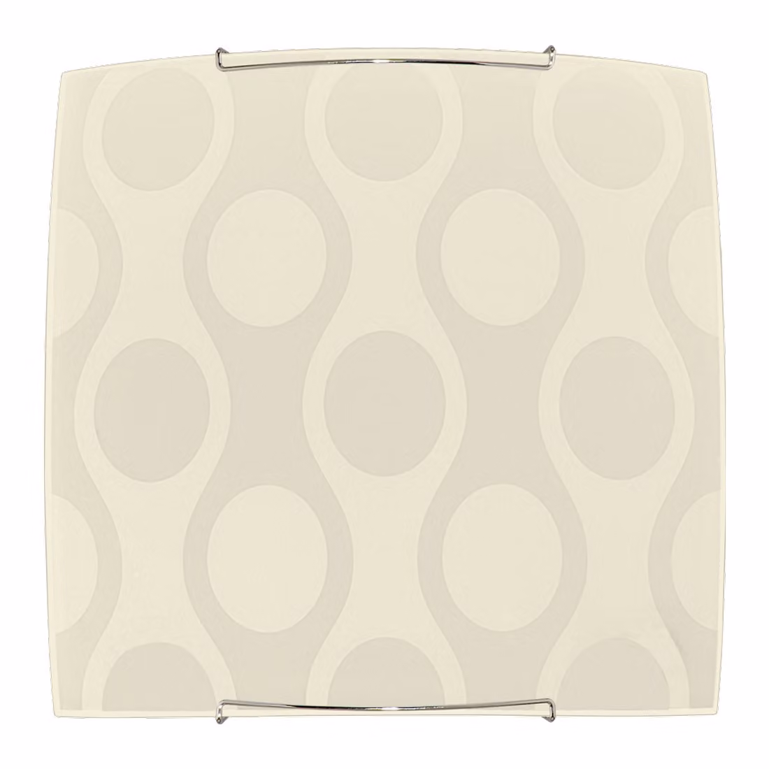 Plafoniera TAPSS 2xE27/40W, vetro beige L: 360, L: 360, H: 90, dimmerabile