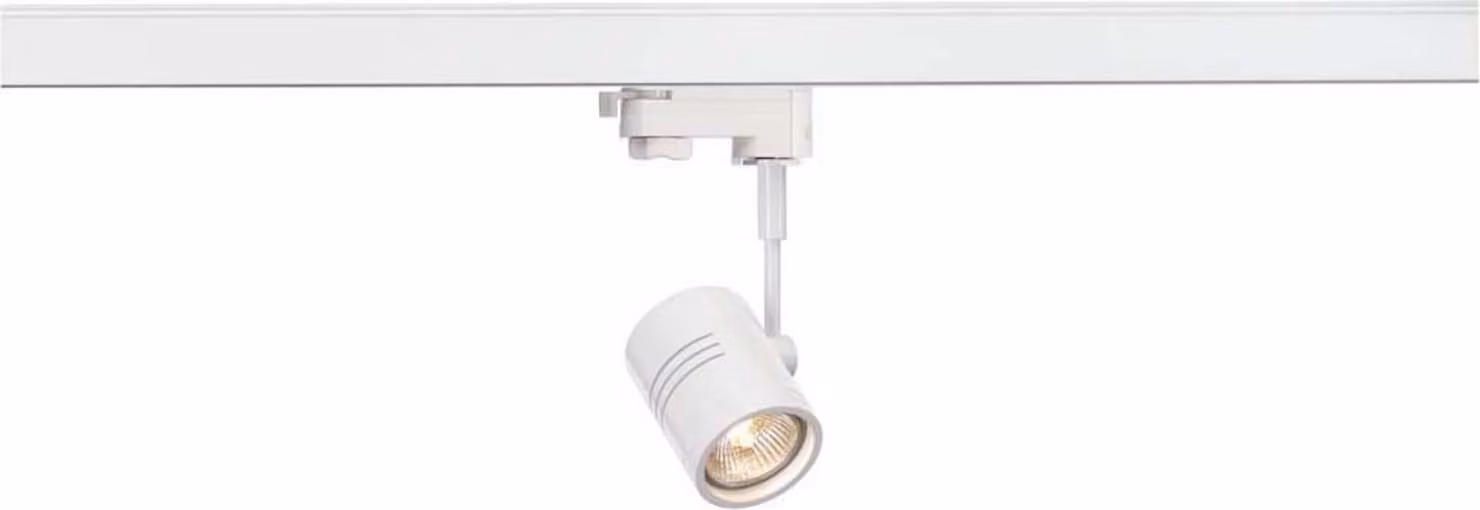 Corpo lampada BIMA I, bianco opaco, GU10, max. 50W, incl. adattatore 3P
