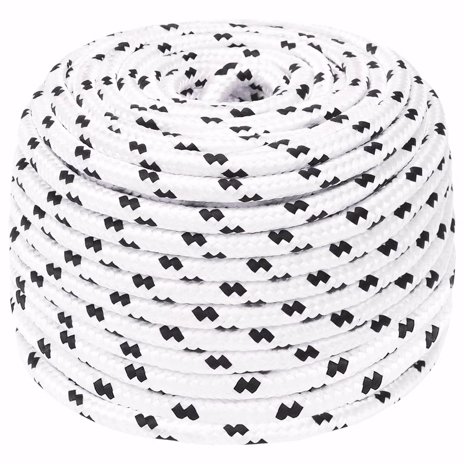 Corda multiuso vidaXL in plastica bianca, diametro 6 mm, lunghezza 100 m