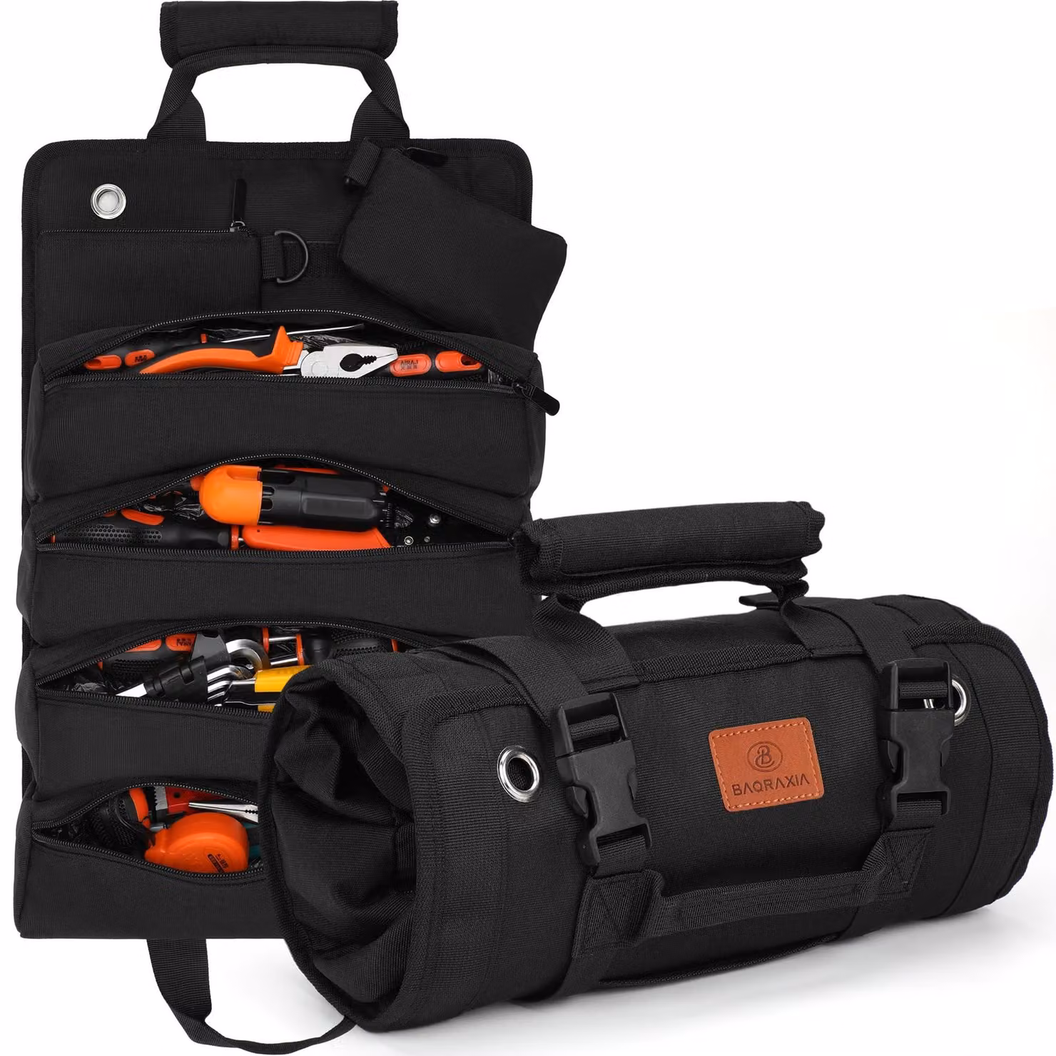 Omgoods - Borsa attrezzi robusta con 2 scomparti removibili