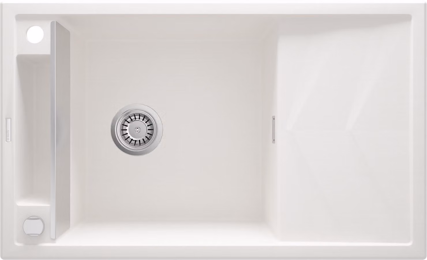 1-bowl magnetic granite sink with drainer