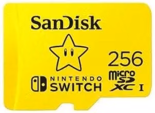 SanDisk MicroSDXC V30 Memoria Flash da 256 GB Gialla
