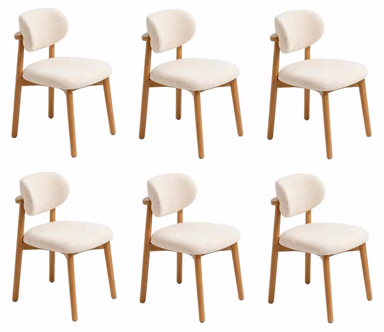 Set di sedie moderne Sedie imbottite Sedie da pranzo e da cucina Mobili per la sala da pranzo