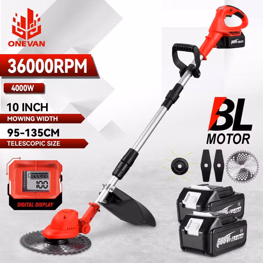 Tagliasiepi elettrico Grastrimmer, 10 pollici, motore brushless, 4000 W
