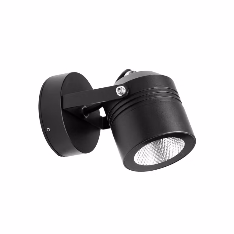 LCD Applique LED da esterni 5013 regolabile, grafite, Nero, Alluminio