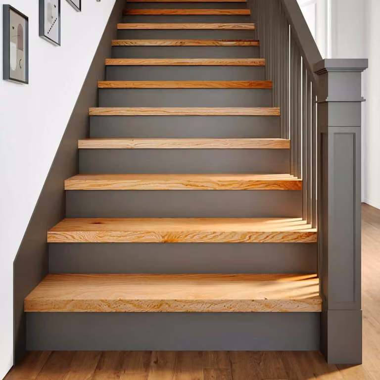 vidaXL Gradini 12 pz Marrone Chiaro 90x30x2 cm Legno Massello Rovere