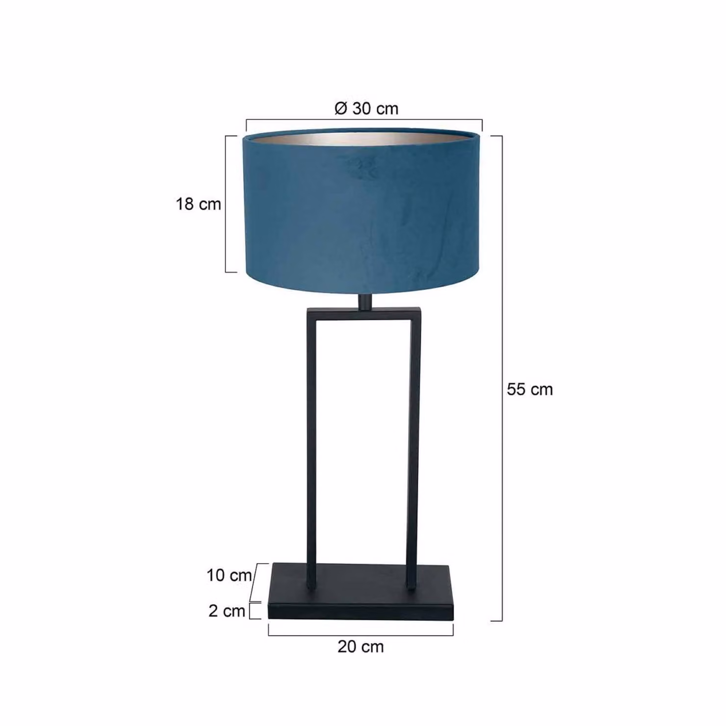Steinhauer Lampada da tavolo Stang, Nero, Soggiorno / Sala da pranzo, Metallo, Lampada da tavolo