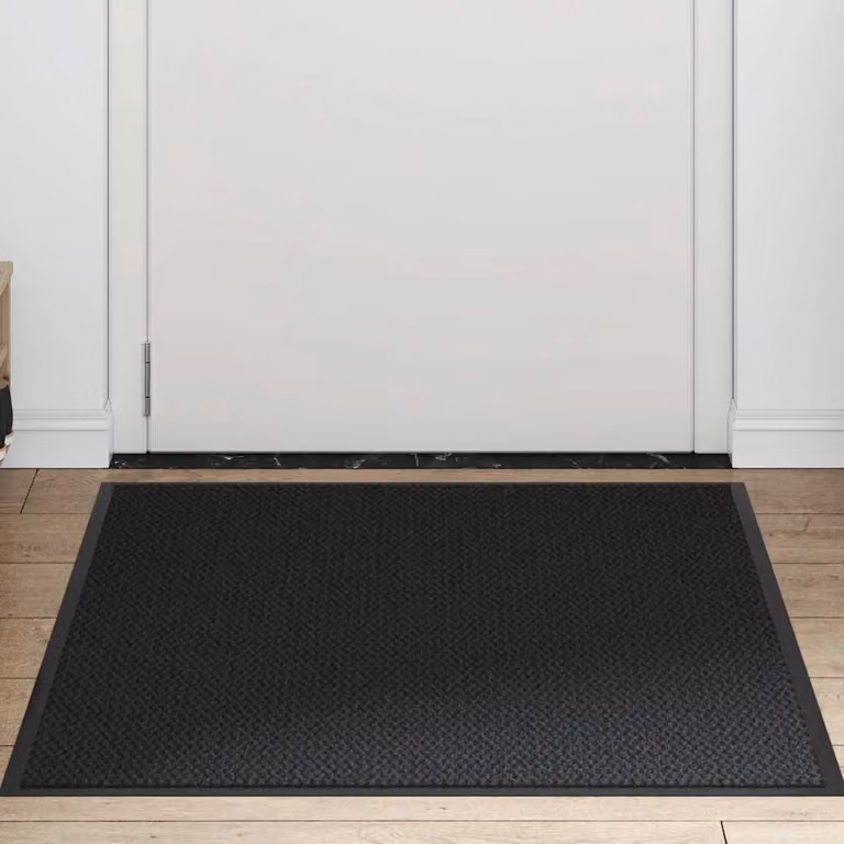 vidaXL Zerbino Nero 90x120 cm