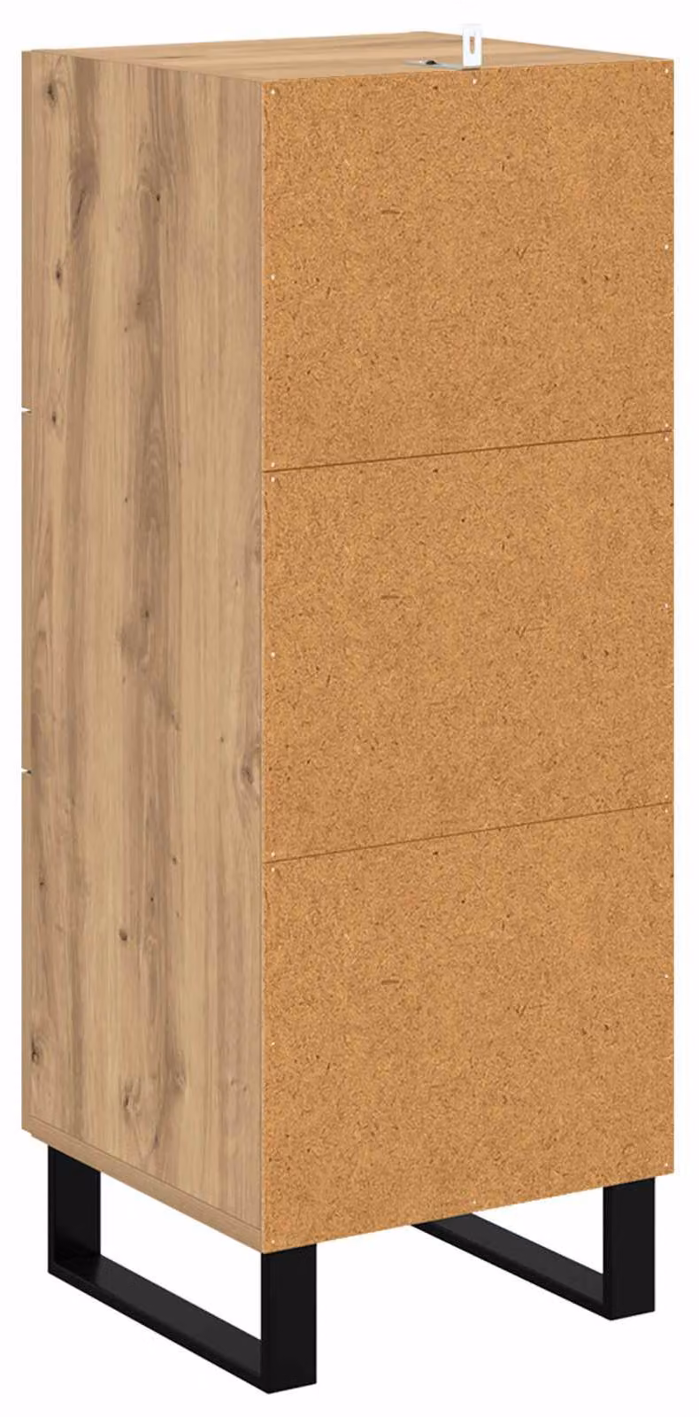 Credenza con cassetto Rovere artigianale 34,5 x 34 x 90 cm