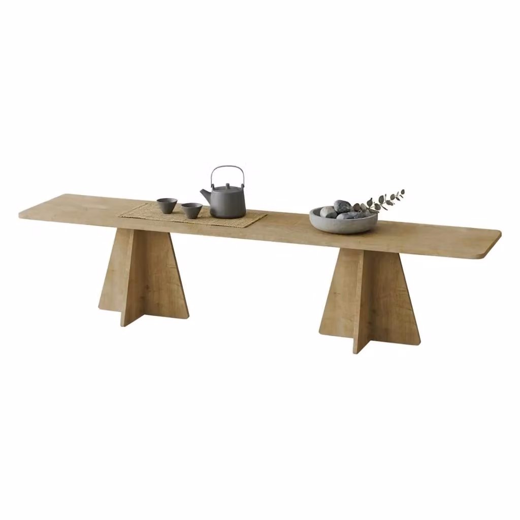 Mobile porta TV Cairano DMORA in rovere marrone L: 180 cm, P: 42 cm, H: 40 cm – 2