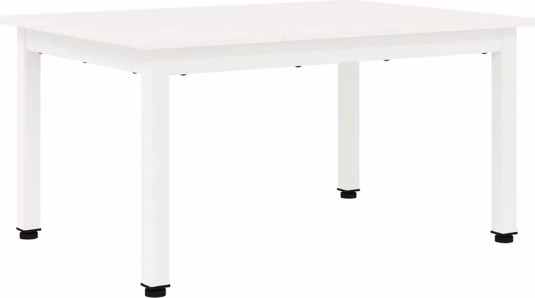 SYFAX™ Tavolino da salotto Bianco 60 x 50 x 36 cm Pino massello