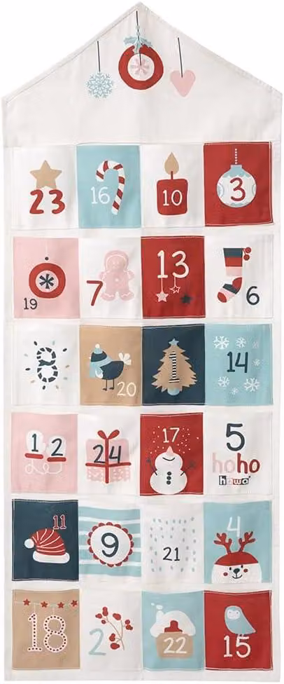Calendario dell'Avvento in tessuto, modello 8803