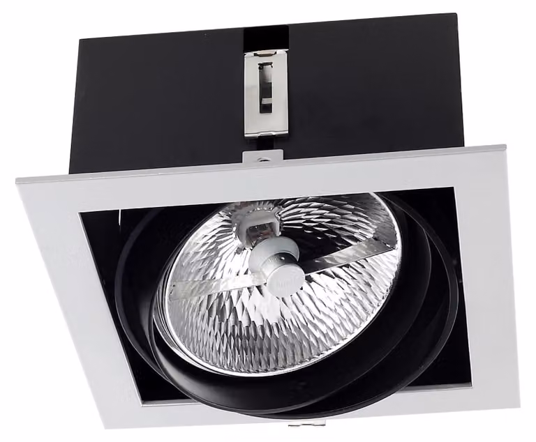 Downlight Multidir One LED 180 mm, cornice 100 W, grigio, IP23