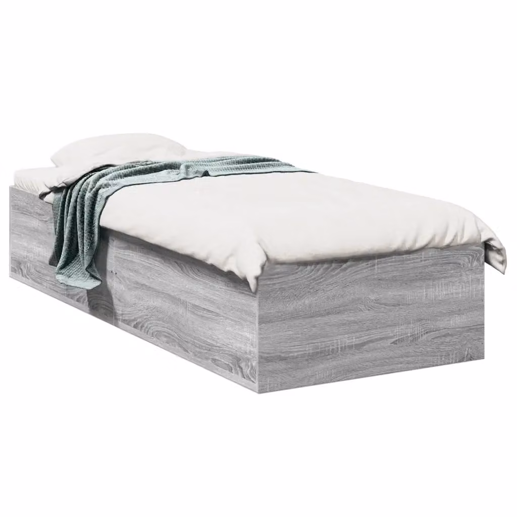 Giroletto Sonoma vidaXL Grigio in Legno Multistrato L: 100 cm, P: 200 cm – 2