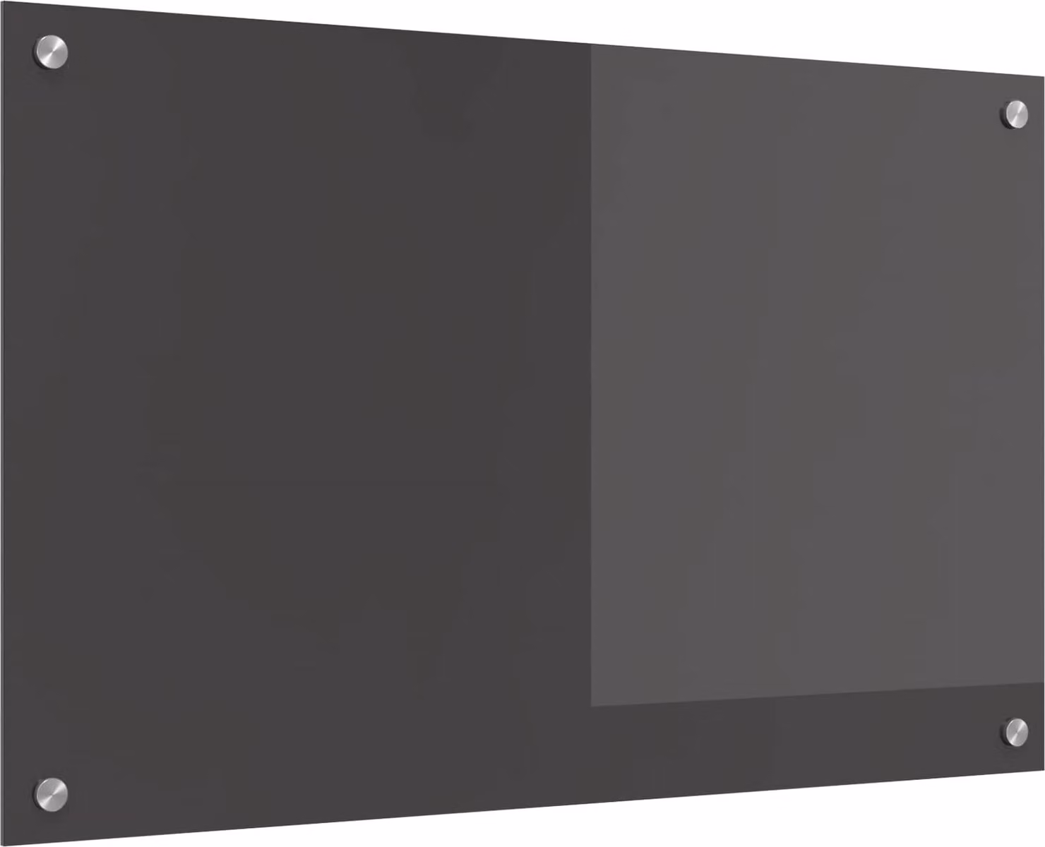 Schienale da cucina Grigio scuro 80 x 50 cm vetro temperato