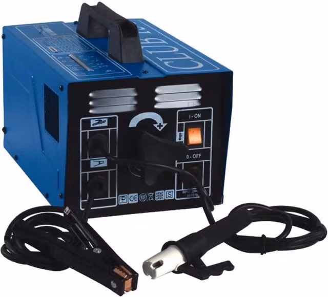 Saldatrice a Elettrodi MMA Awelco Club 150 Blu con Accessori