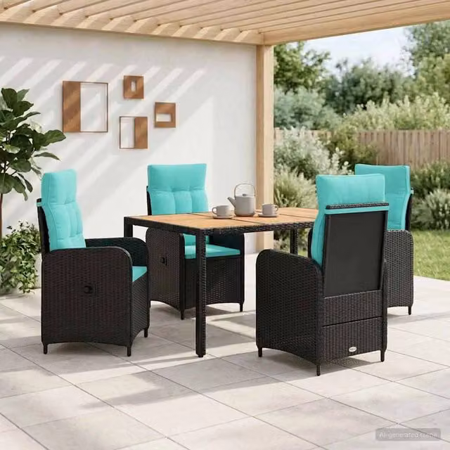 Set da pranzo per esterni 5 pz 3422272