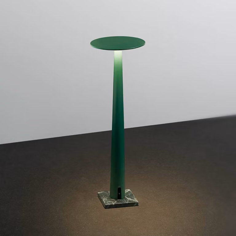 Nemo Lampada da tavolo a LED Portofino, dimmerabile, Verde, Soggiorno / Sala da pranzo, Pietra, Moderno, Lampada da tavolo LED