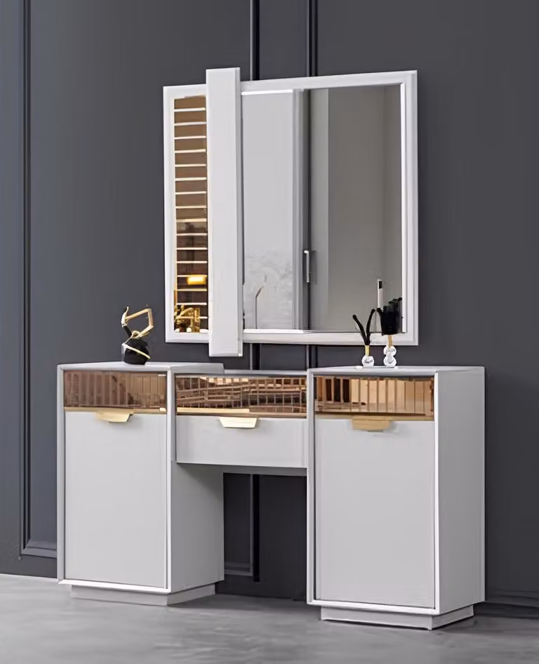 Elegante toletta con pratico specchio e design moderno