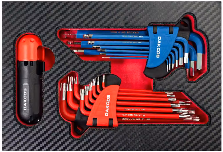 Set di 18 chiavi a Esagono e a torx