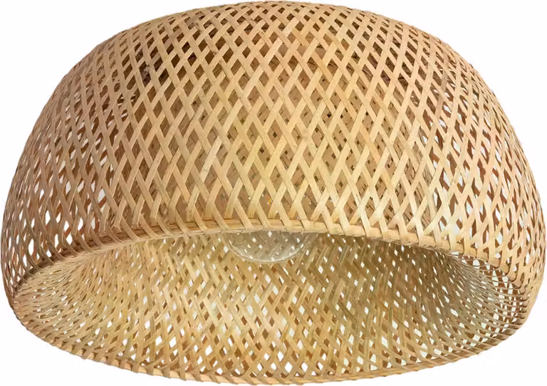 Lampada da soffitto Boho in bambù 45 cm Abruzzo Mia E27
