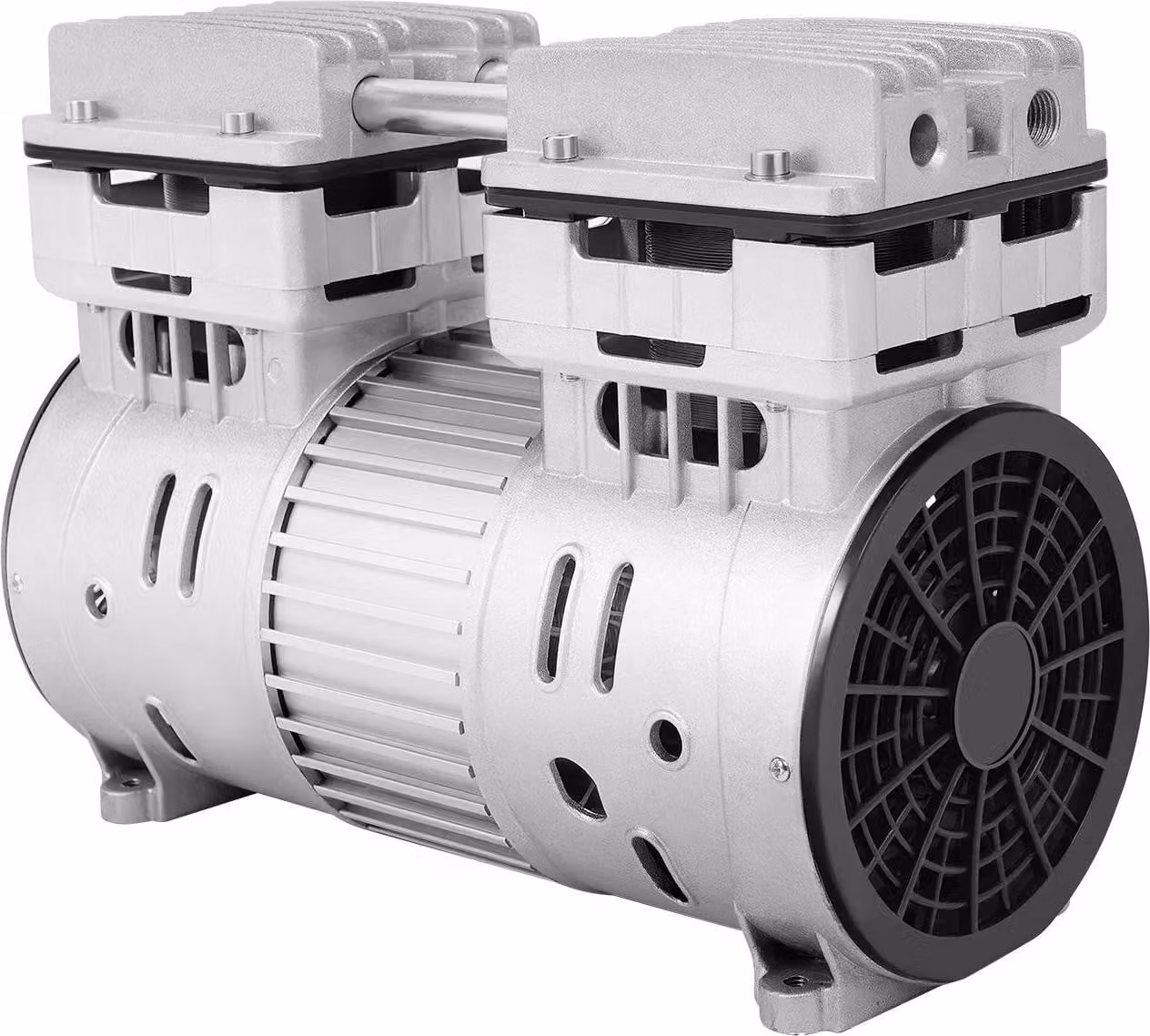 Compressore d'aria - Testata compressore senza olio - Silenzioso - 750 W (1 CV) - 8 bar - 145 l/min - Alluminio - Elettrico