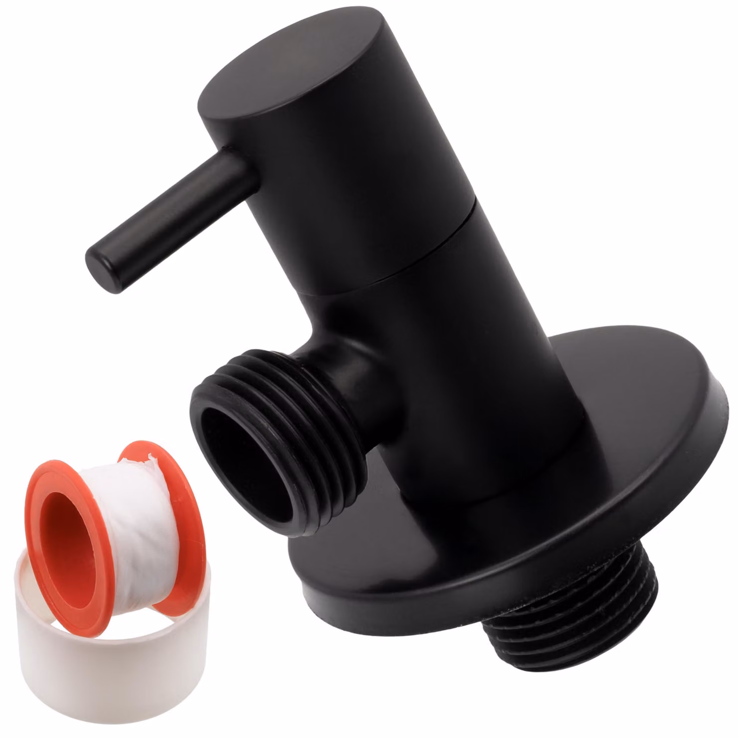 Valvola angolare da 1/2" - Ottone con rosone