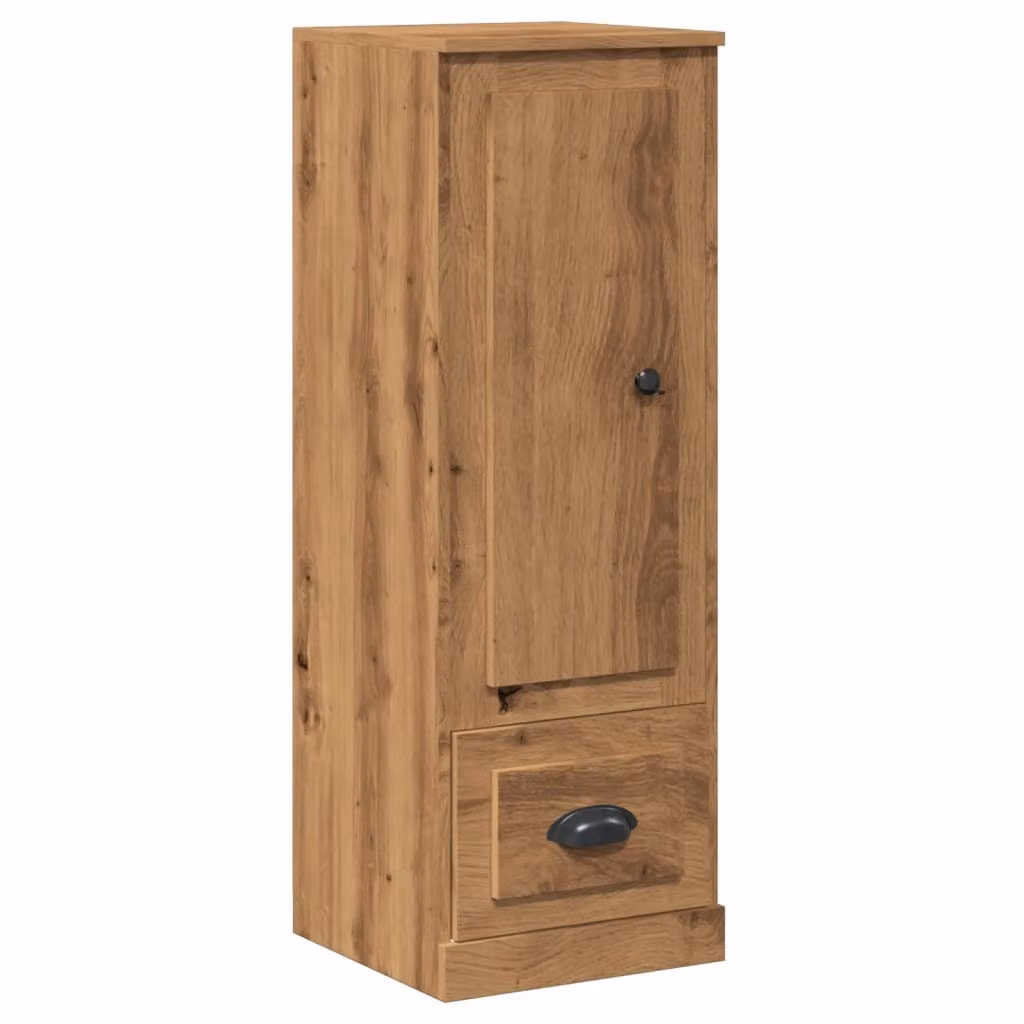Credenza Rovere Artigianale 36x35,5x103,5 cm Legno Multistrato