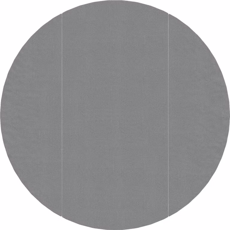 Telo Sotto Piscina Grigio Chiaro Ø366 cm Geotessile Poliestere