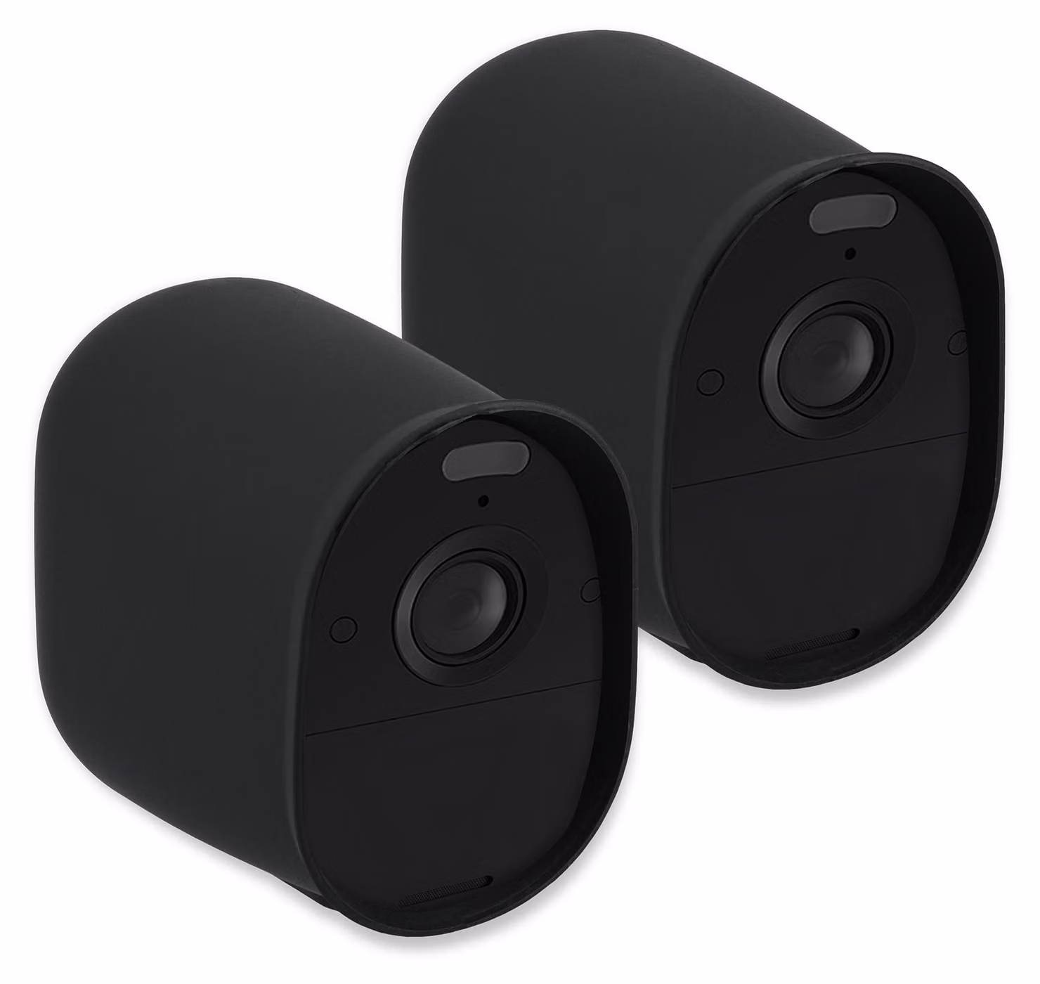 kwmobile 2x Custodia protettiva per Arlo Essential Spotlight (1a gen. / VMC2030) - Custodia in silicone per telecamera di sorveglianza - Copertura parasole - Telecamera