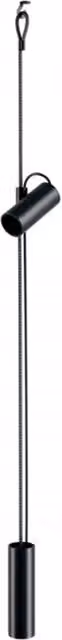 Lampada a sospensione Lodes Cima in metallo con tecnologia LED dimmabile, disponibile in nero e giallo