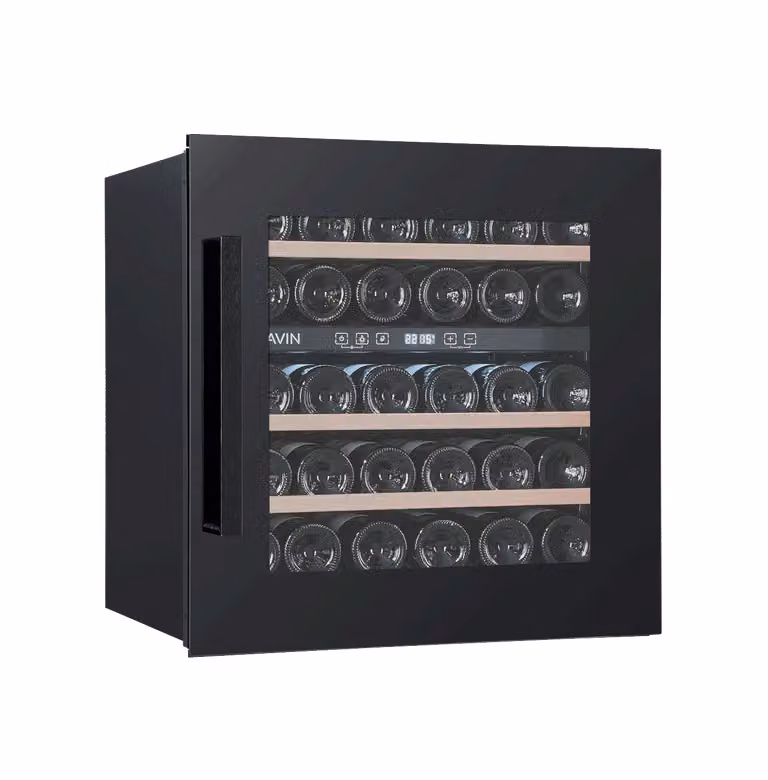Cantinetta vino integrabile - Scandinavian Collection 60 Fullglass Black - Cavin