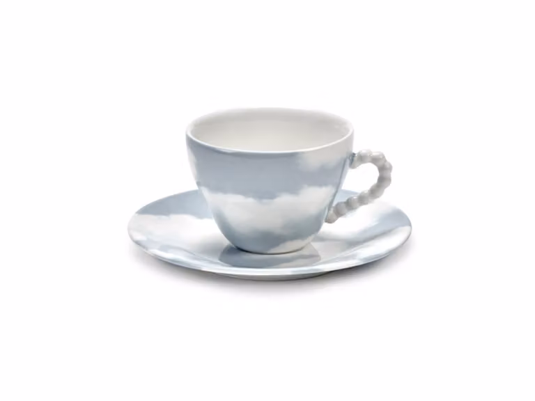 Rêves de Rêves Tazzina da Caffè con Piattino - Azzurro