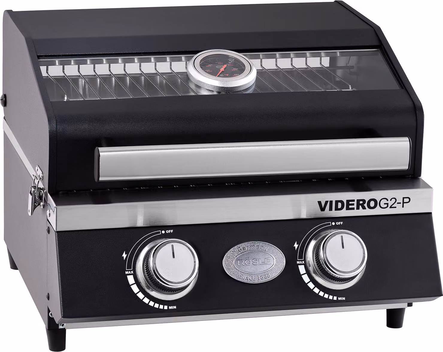 RÖSLE Griglia a gas BBQ portatile VIDERO G2-P 50 mbar