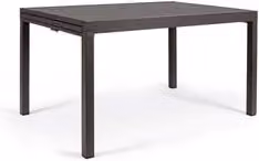 Tavolo da esterno allungabile Bizzotto PELAGIUS in alluminio antracite L/P/H: 135-270 x 90 x 75 cm