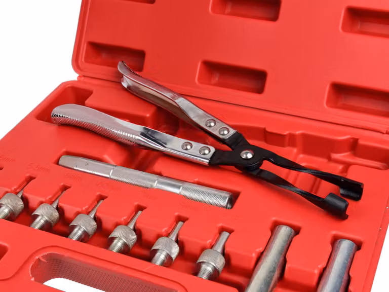 Set di smontaggio valvole GEKO, 11 pezzi G02611