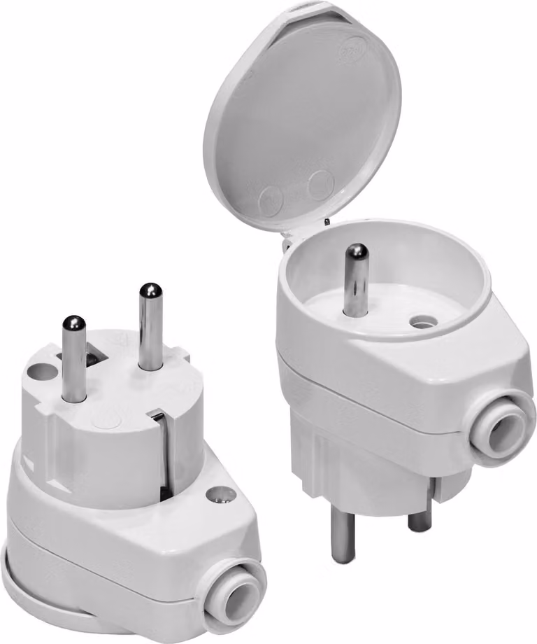 Awtools Spina con presa 10Vapore Bianco Wt-16U/G-K