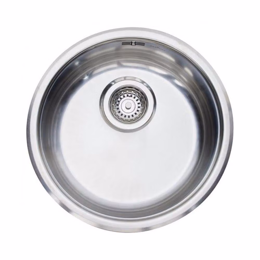 Lavello Reginox, lavello da cucina in acciaio inox R18 370 OKG, ⌀ 37 R00311