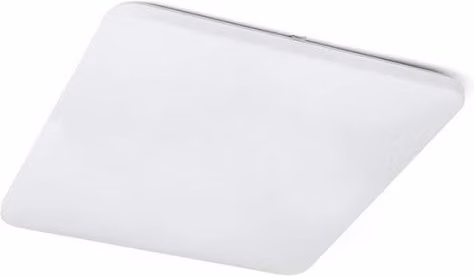 Plafoniera LED SEMPRE SQ 63 bianca con sensore di movimento, design moderno quadrato in plastica, 76W, luce bianco caldo 3000K