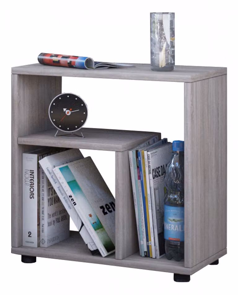 Tavolino in legno | Tavolino semplice | Dimensioni H. 55 x W. 50 x D. 30 cm | Comodino | Tavolino - Zeito
