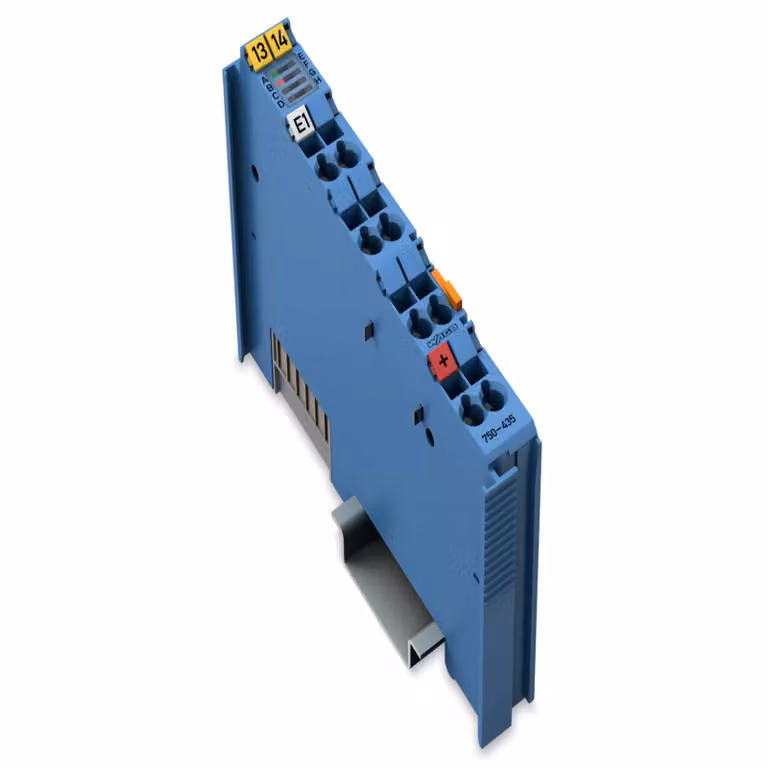 Ingresso digitale a 1 canale WAGO; NAMUR; a sicurezza intrinseca; blu 750-435