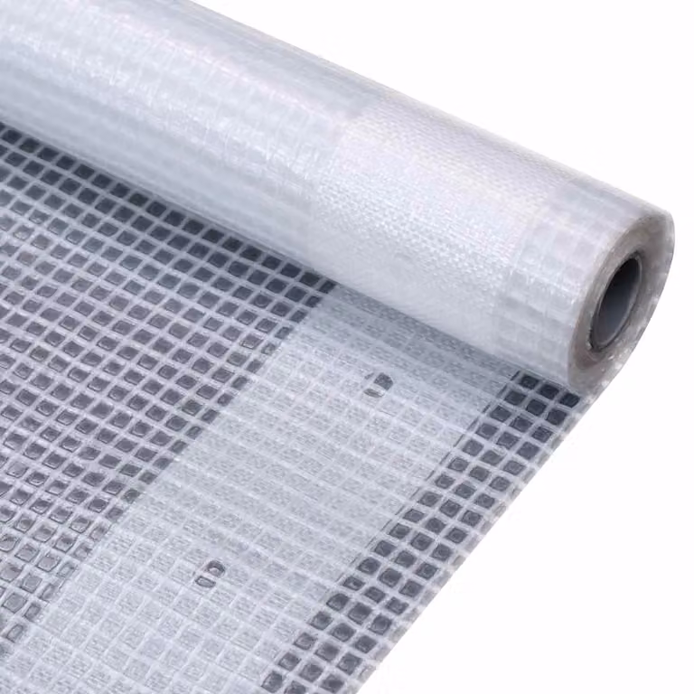 Telone Leno vidaXL in plastica bianco 3x5 m