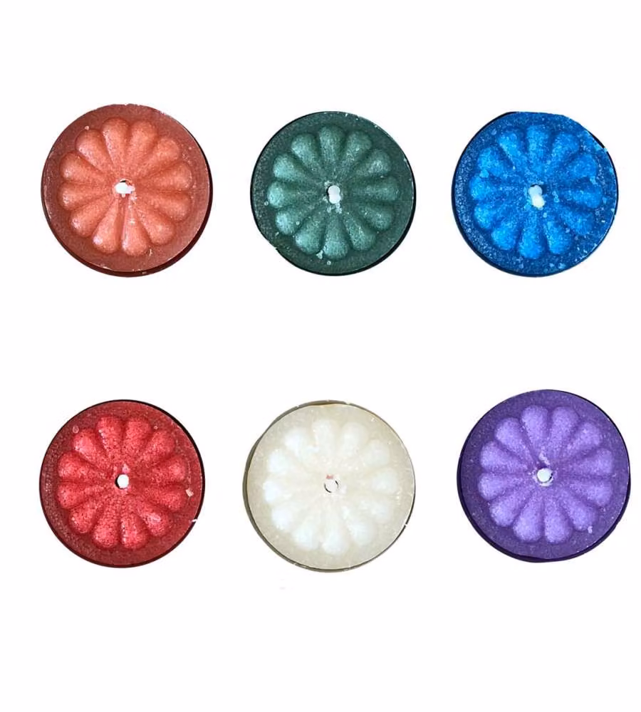 CERERIA DI GIORGIO Tealight Profumate Lavanda Viola 12 Pz 3.8x3.8 cm