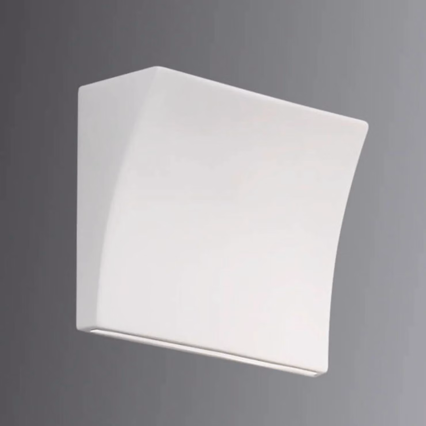 austrolux Applique da parete DELON, dimmerabile, Bianco / Opale, Soggiorno / Sala da pranzo, Ceramica, Moderno, Applique