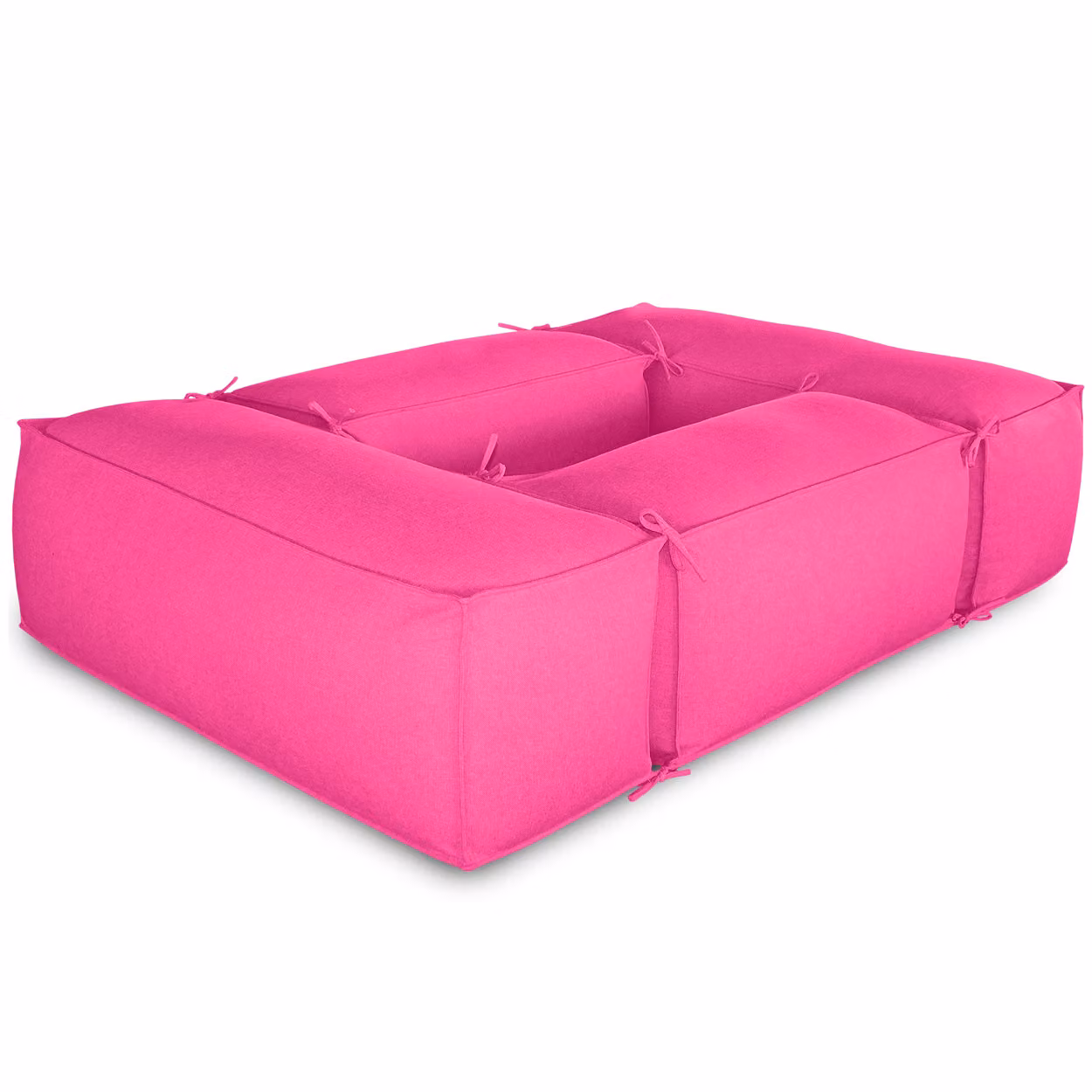 Salottino da esterno 2+2 moduli Fucsia