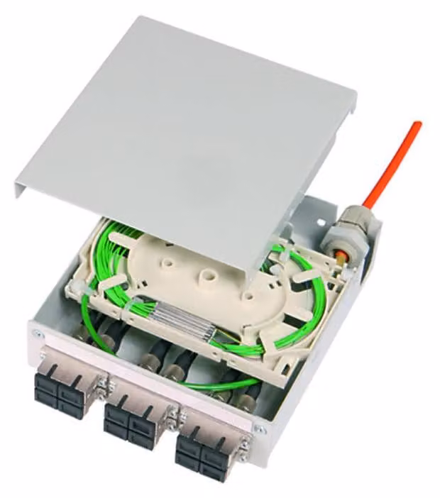 Distributore Telegärtner TS 6xSCD pigtail 12xG50/125 100022858