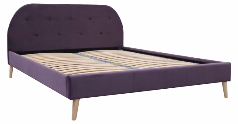 Designer Bett Betten Ehebett Doppelbett Polsterbett Schlafzimmer Textilbett