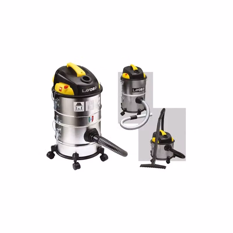 Aspiratutto Lavor Ashley Kombo 4 in 1 da 28 L, 1200 W, colore argento in acciaio inox – 2