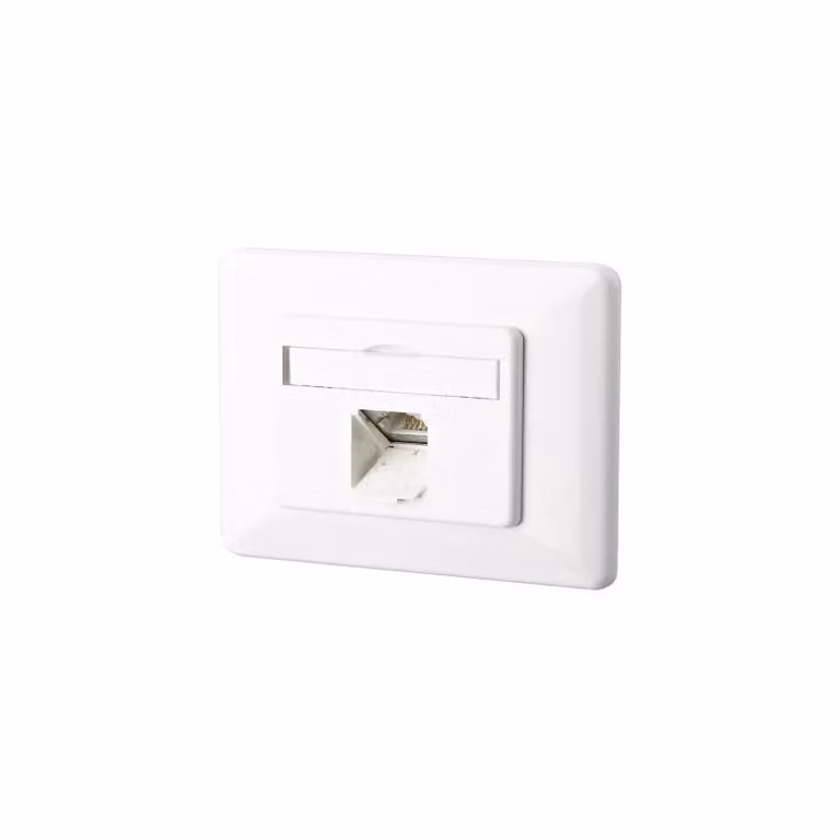 METZ CONNECT E-DAT C6A 1 porta UP bianco puro